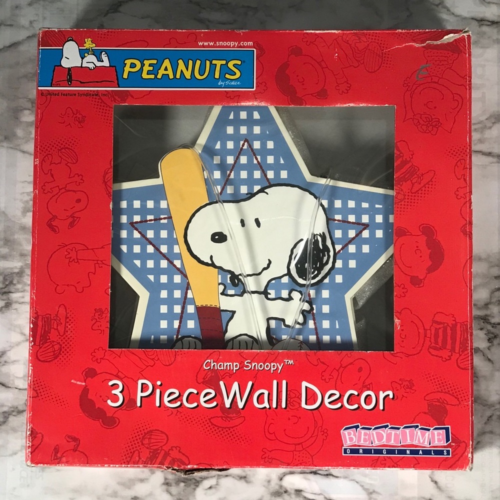 Vintage Peanuts Snoopy Wall Decor